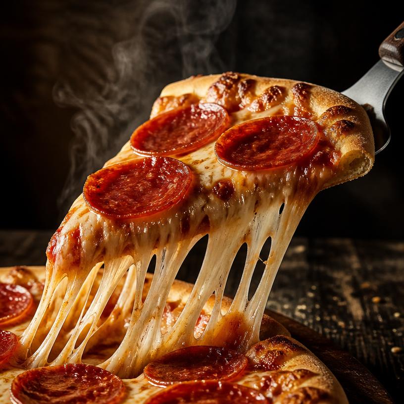 Fatia de pizza profissional